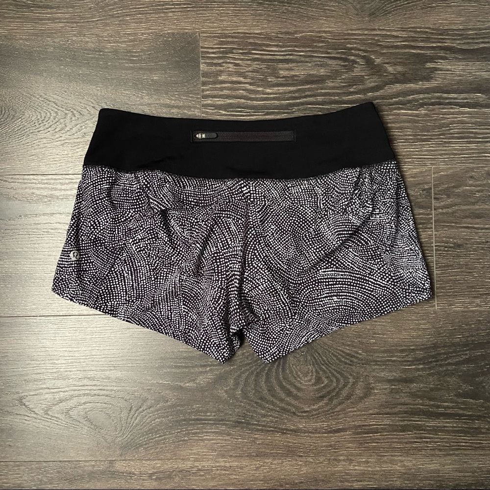 Lululemon Spotted Speed Up Shorts
